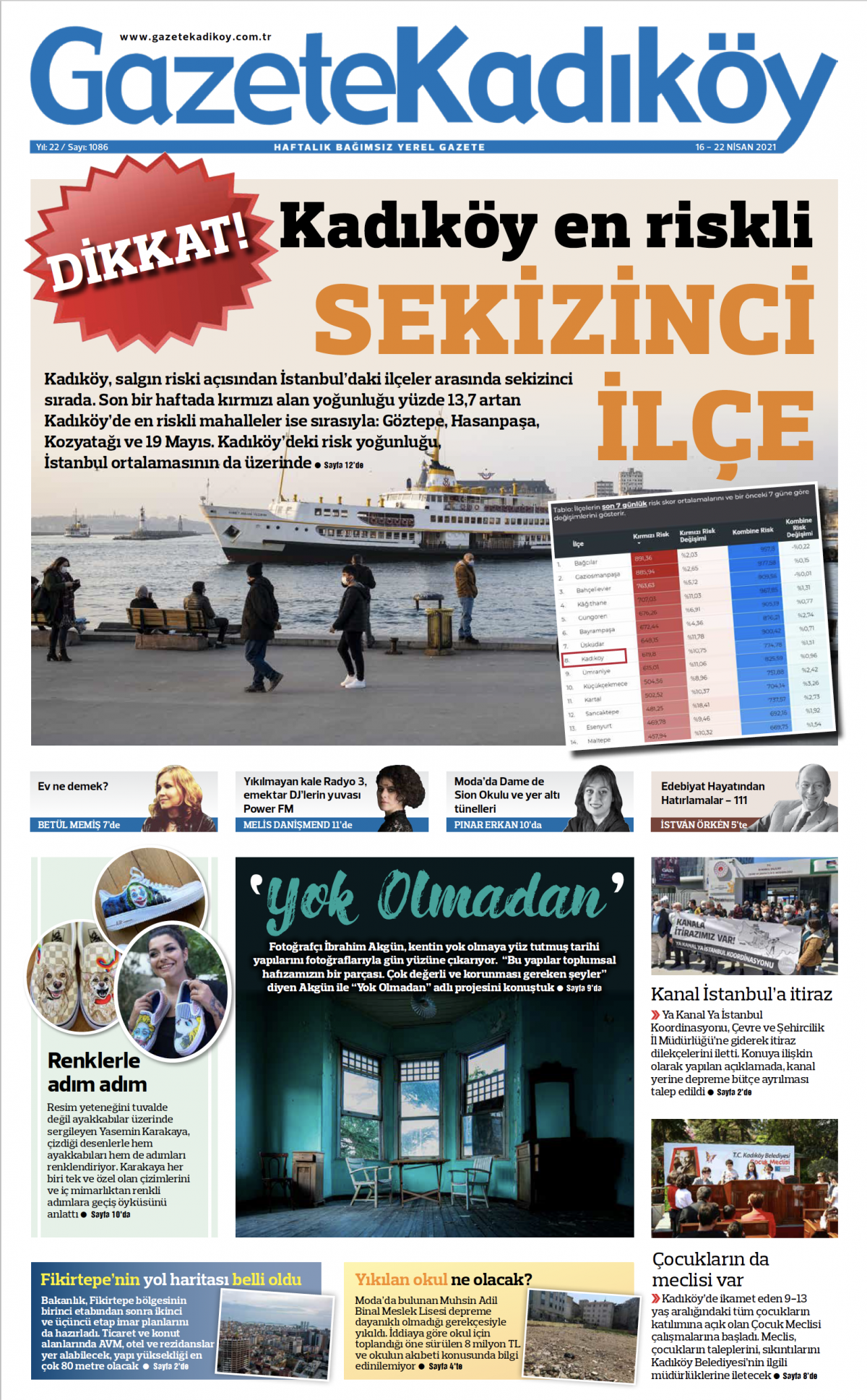 Gazete Kadıköy - 1086.Sayı